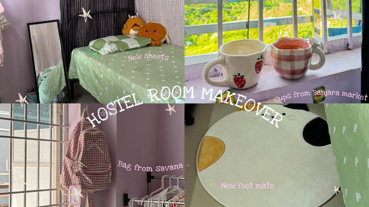 Hostel move in || Room Makeover || NIT ARUNACHAL PRADESH 🍓