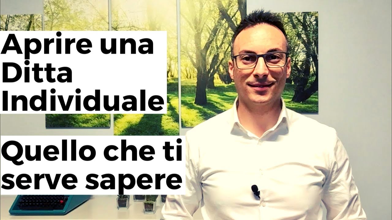 Aprire una Ditta Individuale: quello che ti serve sapere