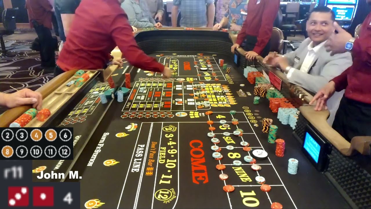 Playing Craps in Vegas