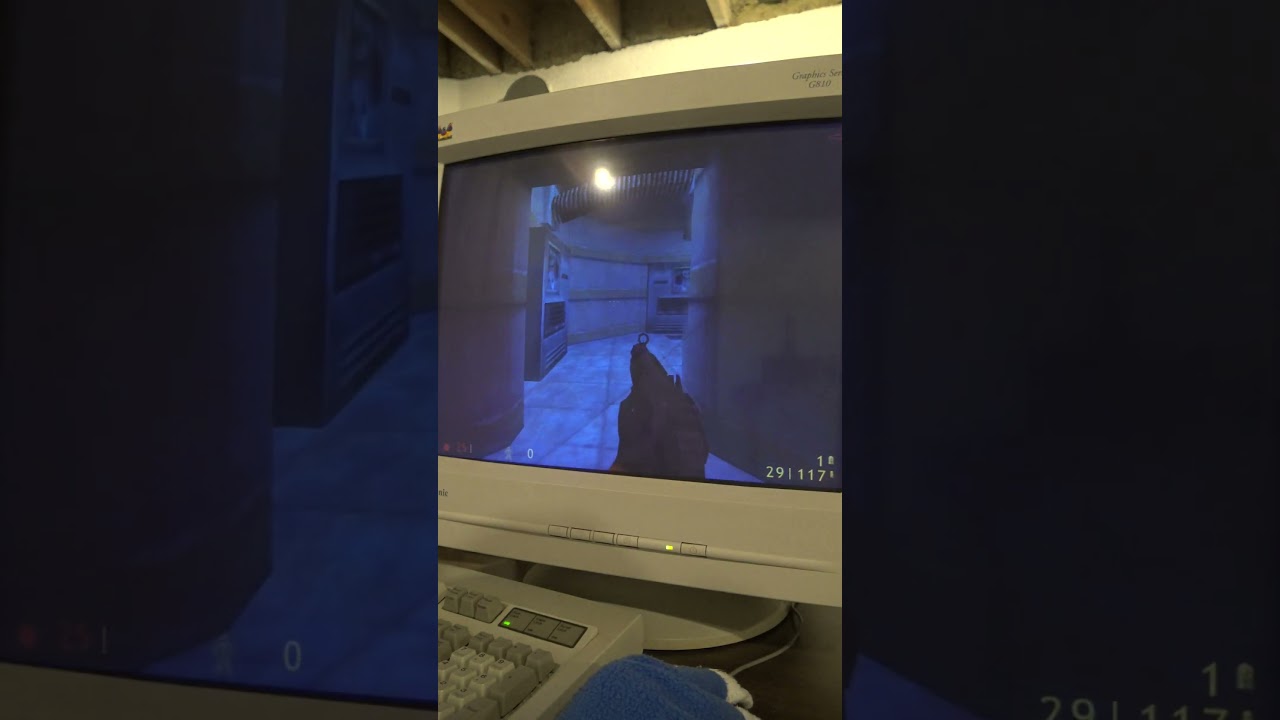 RETRO PC GAMING WINDOWS 98 3DFX VOODOO2 the generic video card for $8 IN THE BACKROOMS