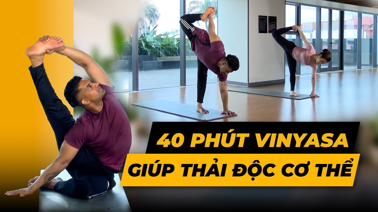 40 Minute Vinyasa Yoga to Detoxify Your Body | Coach Raja Gupta