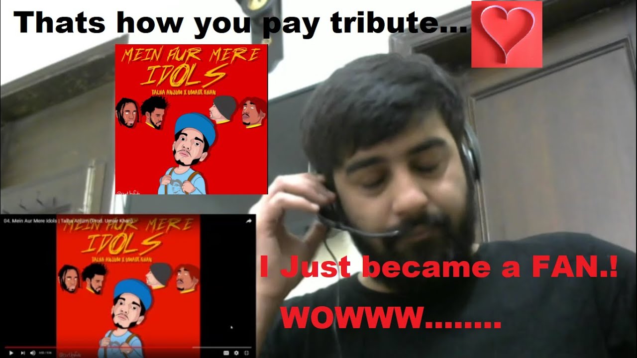 A TRIBUTE TO HIS IDOLS!! | Reaction/Breakdown | Main aur mere Idols - Talha Anjum | 