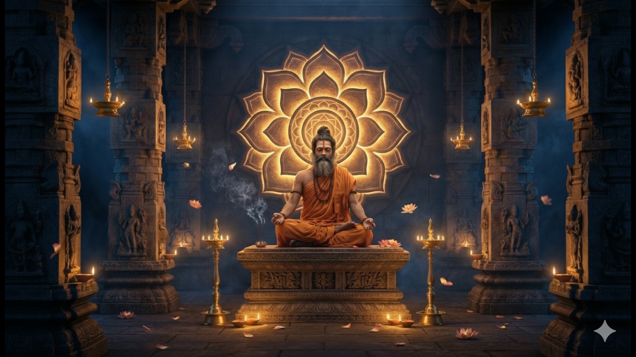 Temple of Stillness – Hindu Sleep Meditation Music for Deep Healing & Insomnia Relief