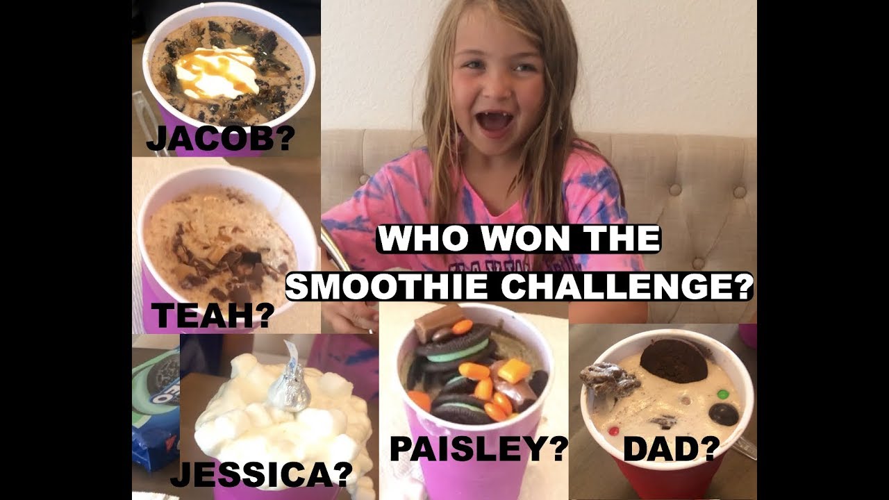 SMOOTHIE CHALLENGE | Jessica and Cody