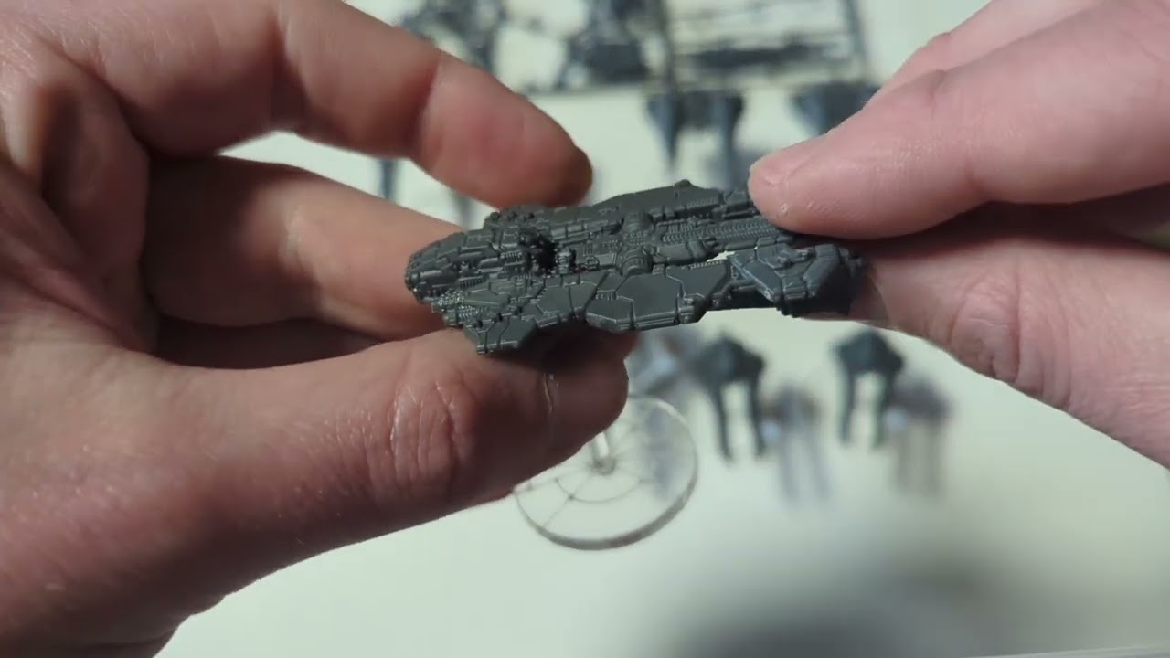 Dropfleet Commander UCM Light Ships unboxing and build review