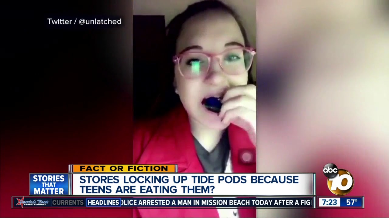 Tide PODS locked up to prevent kids from eating them?