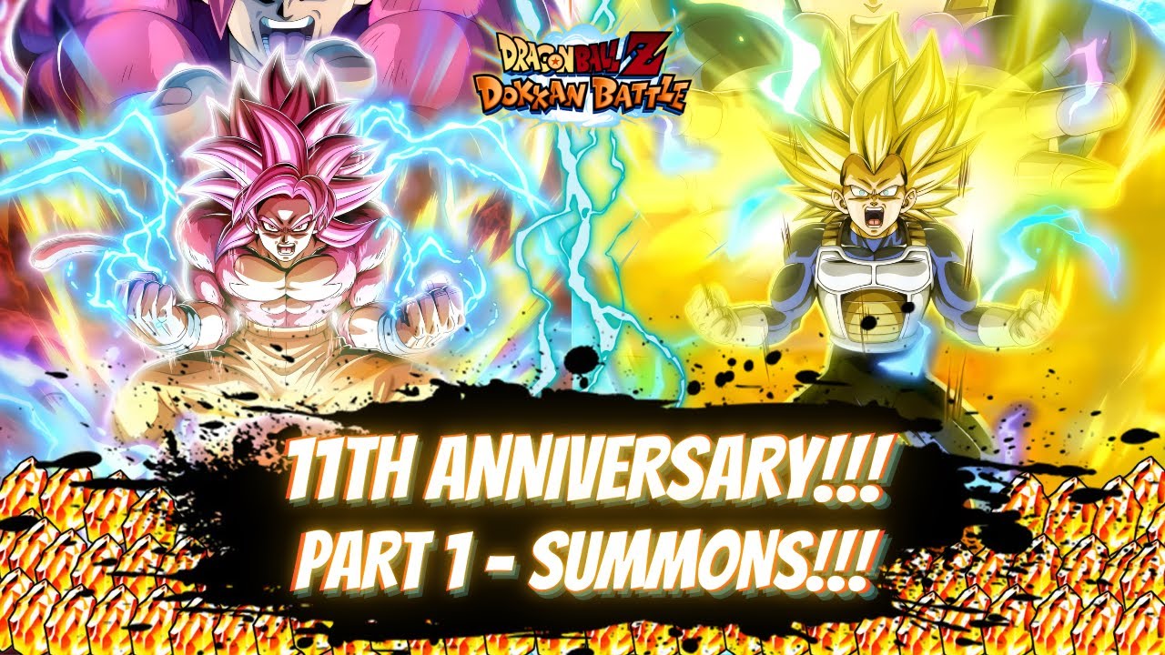 11TH ANNIVERSARY SUMMONS PART 1!! | DAIMA SSJ4 Goku! | DAIMA SSJ3 Vegeta! (DBZ: Dokkan Battle)