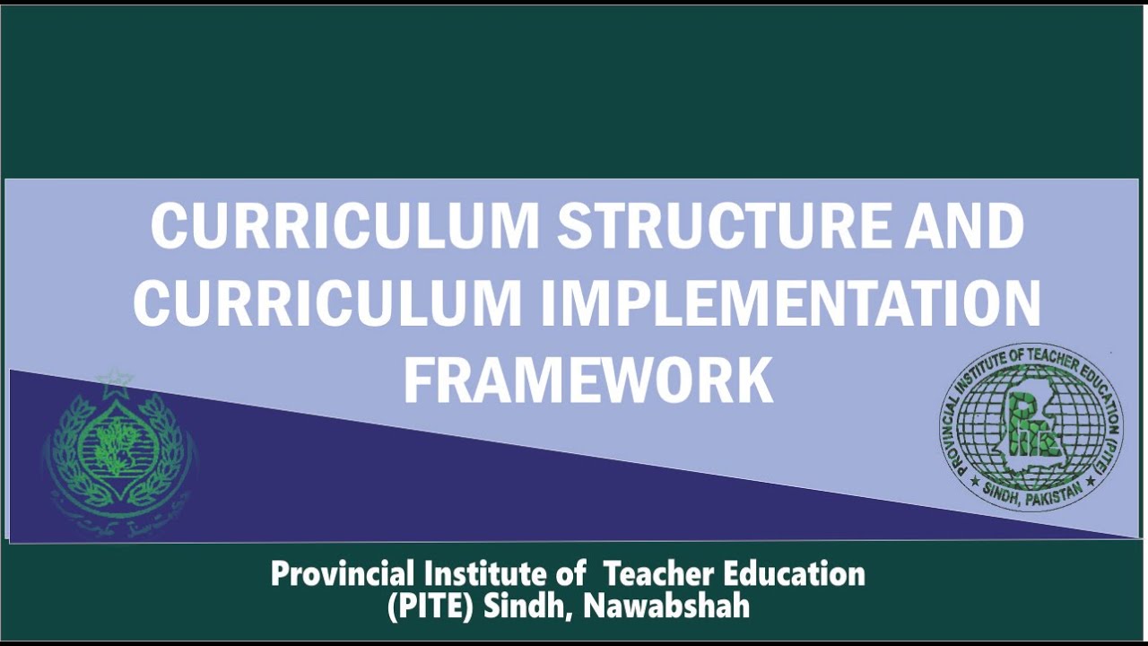 Curriculum Structure and CIF