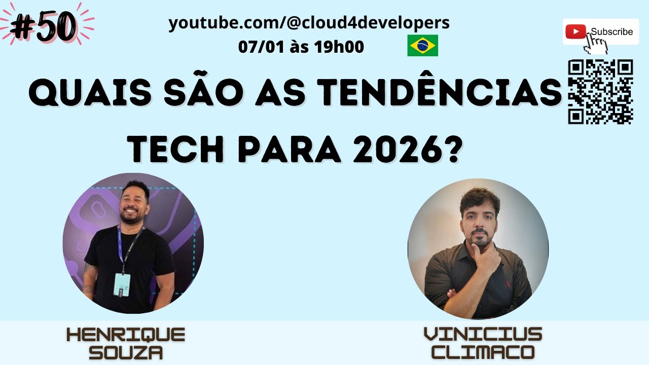 [#Live50] - Quais são as tendências tech para 2026?