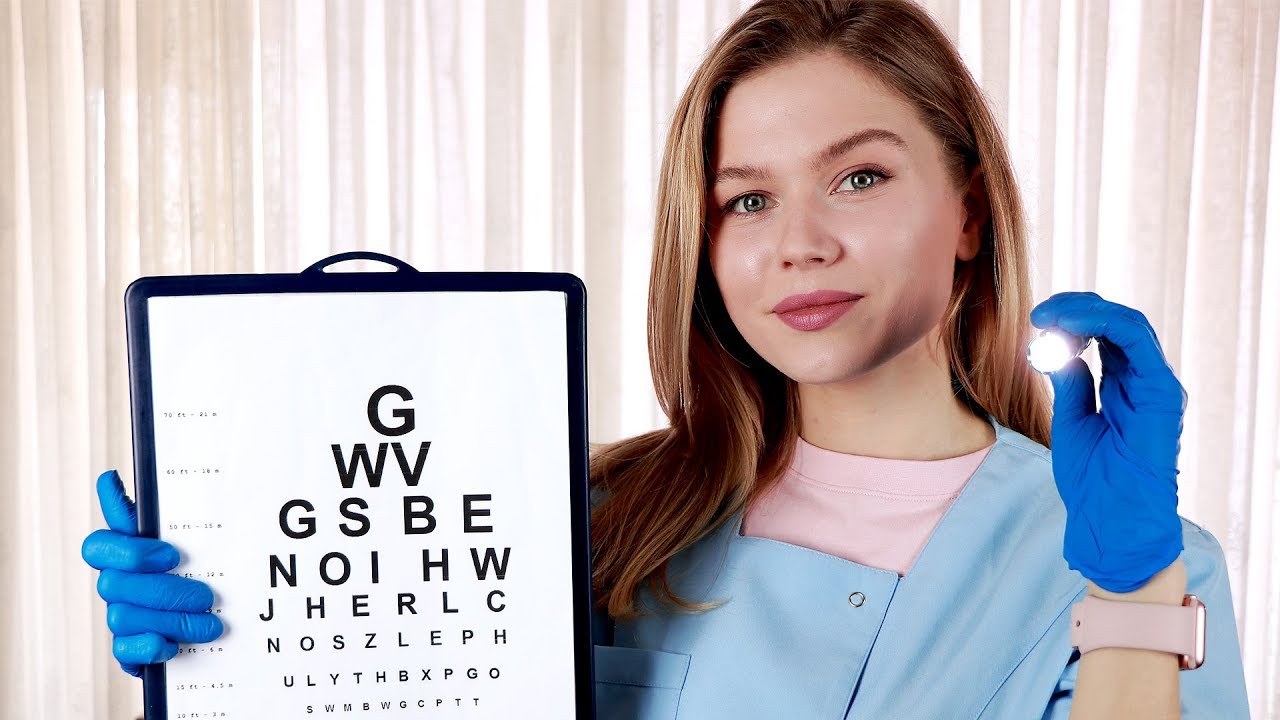 ASMR CRANIAL NERVE EXAM.  DOCTOR LIZI CHECKS YOUR NERVES AND SENSES.  MEDICAL RP