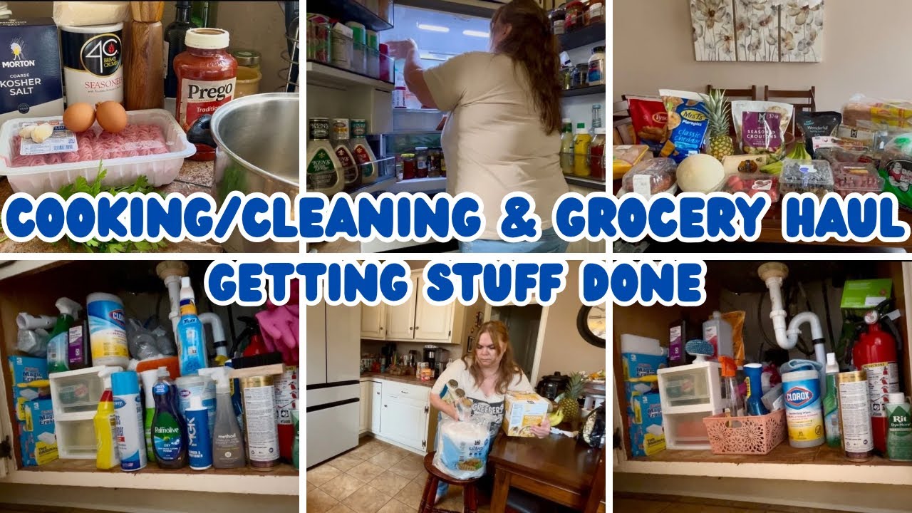 The Ultimate Guide to Getting Stuff Done: Cleaning, Cooking, and Grocery Haul