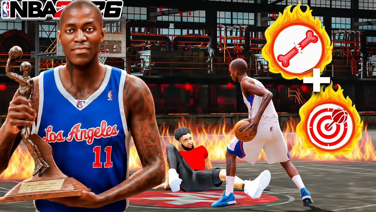 J-CROSSOVER BUT HE'S 6'8 + WITH 99 DRIVING DUNK 😱😱😱😱😱😱MY DEFENDERS COULDNT GUARD ME IN NBA 2K26.....