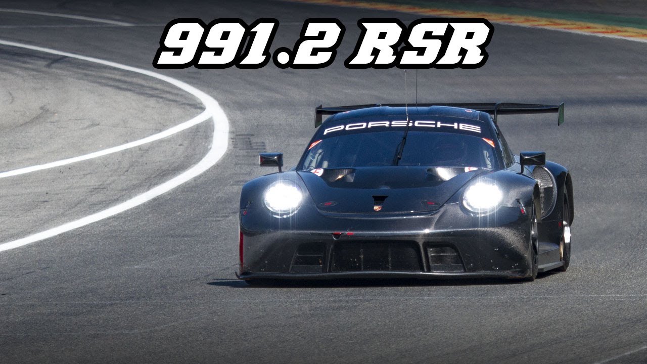 NEW PORSCHE 991.2 RSR || SIDE EXHAUST (Spa test 2019)