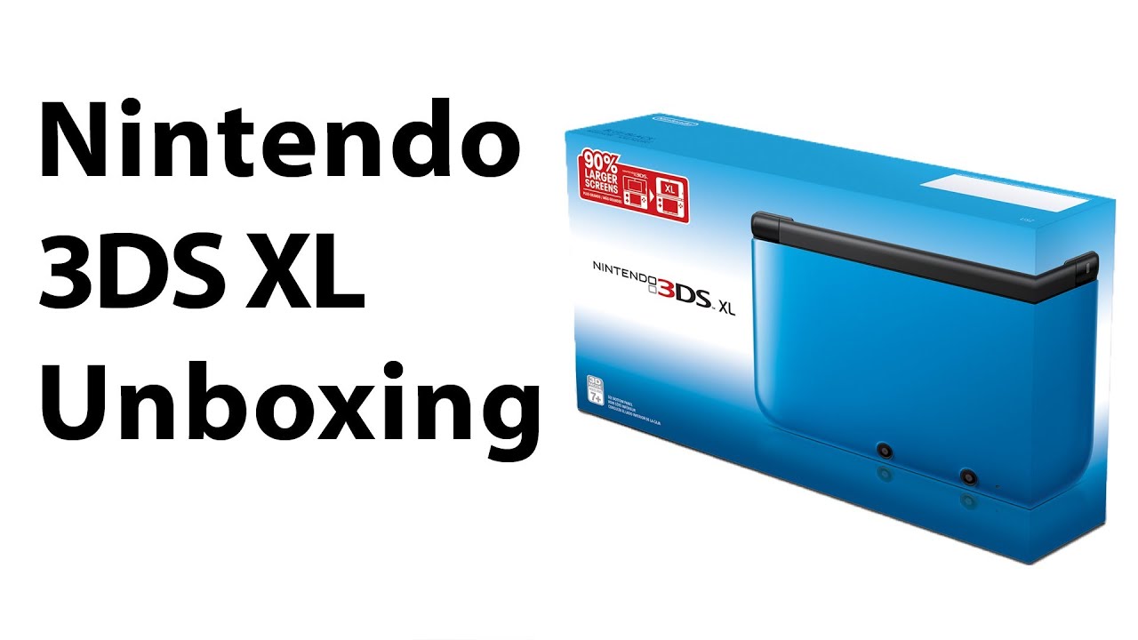 Nintendo 3DS XL Unboxing & Setup