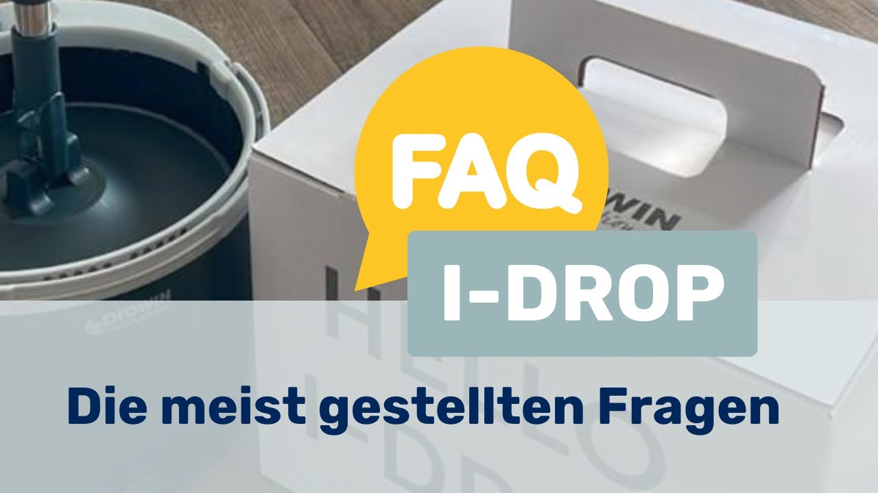 FAQ proWIN I-DROP - die meist gestellten Fragen zum Wischsystem von proWIN