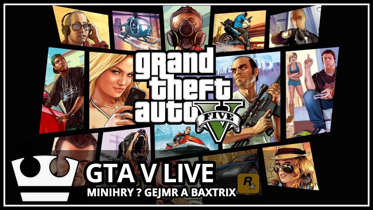 Jirka, GEJMR a Baxtrix hraje - GTA V Online - MINI HRY [ LIVE ]