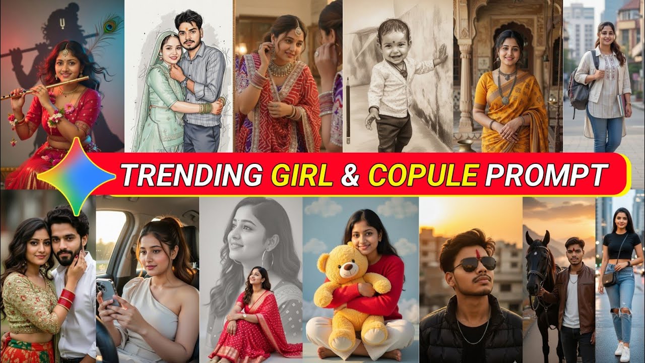gemini ai photo editing prompt | trending prompt for gemini for girls | how to create gemini photo