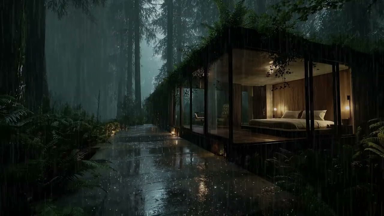 Soft Rainfall Piano | Deep Sleep Music for a Quiet Night