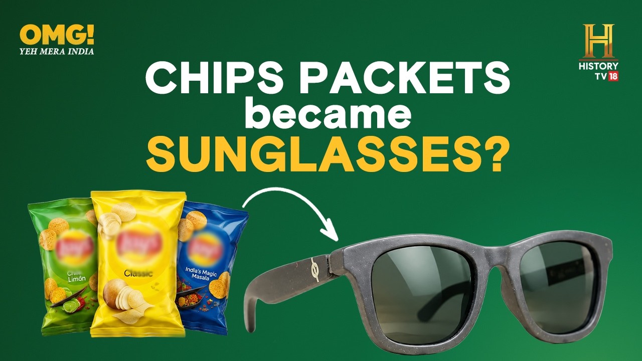 World's FIRST sunglasses made from packets of chips #OMGIndia S10E01 Story 1