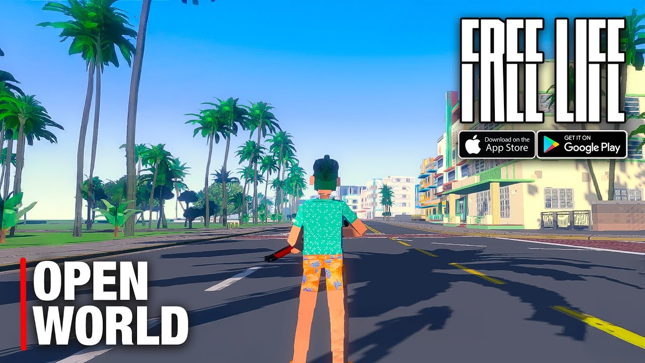 FREELIFE - GTA Style Open World Gameplay (Android/iOS)