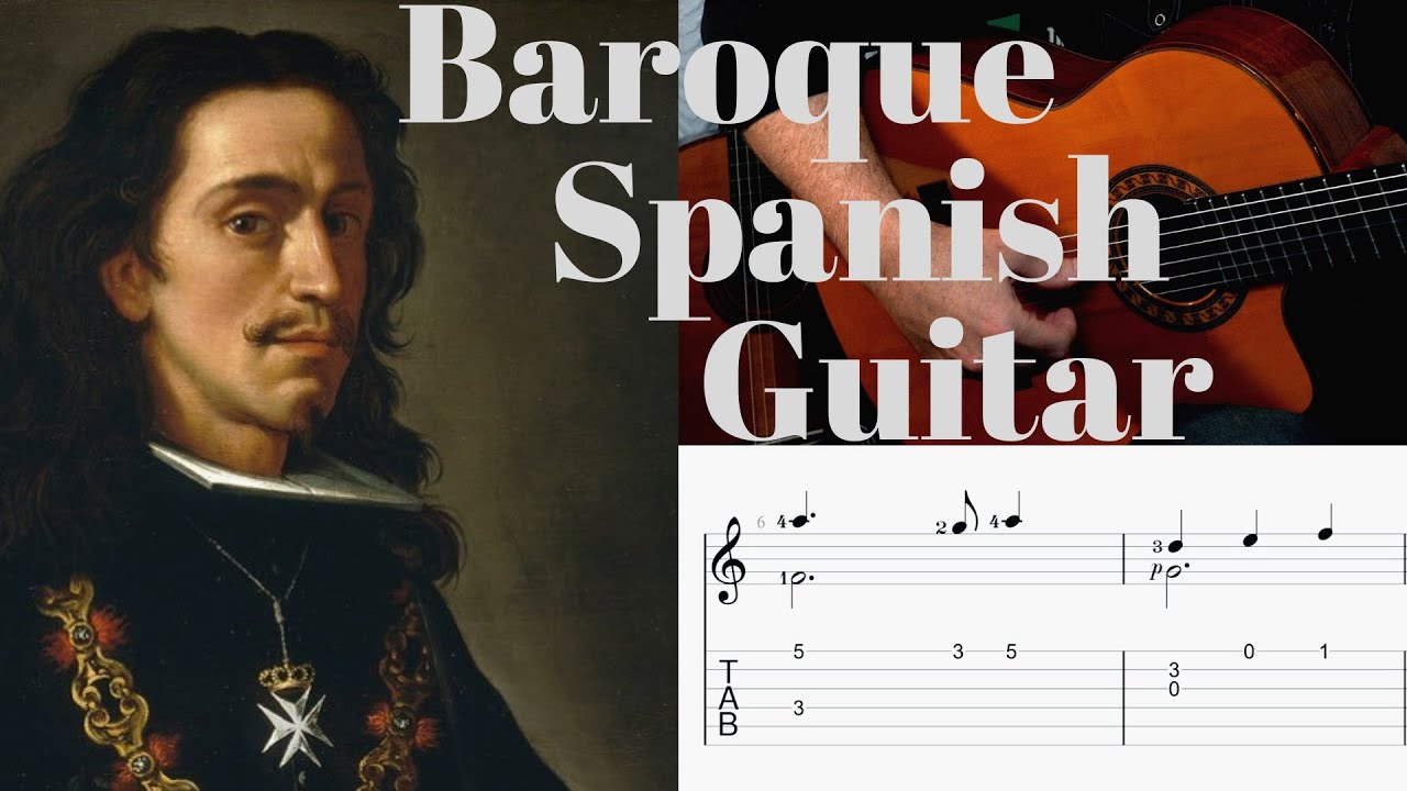 Españoleta by Gaspar Sanz- An Easy Classical Guitar Piece - Spanish Baroque Guitar Lesson