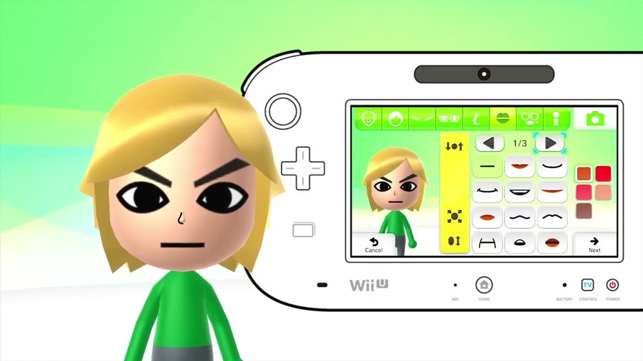 Toon Link Mii