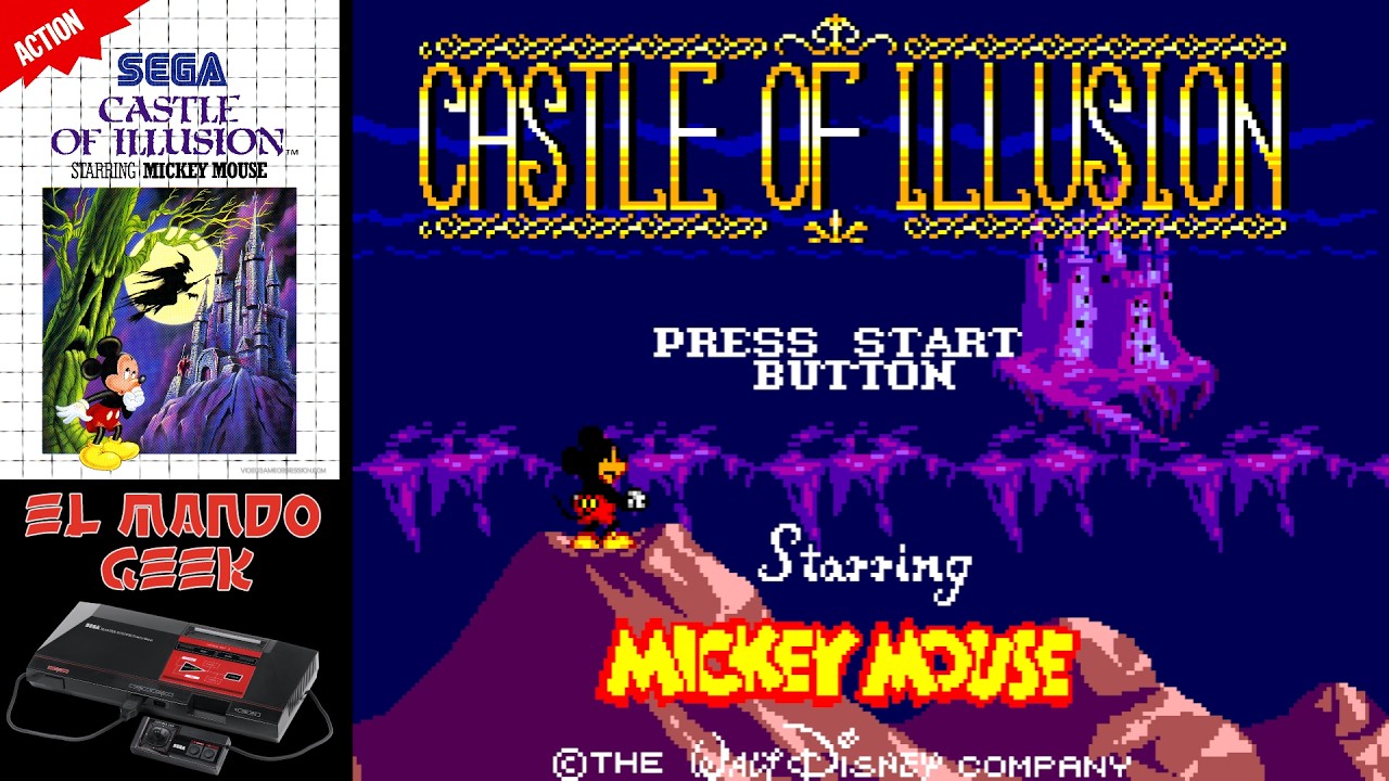 Castle Of Illusion Starring Mickey Mouse (Sega Master System - 1991) Full Walkthrough