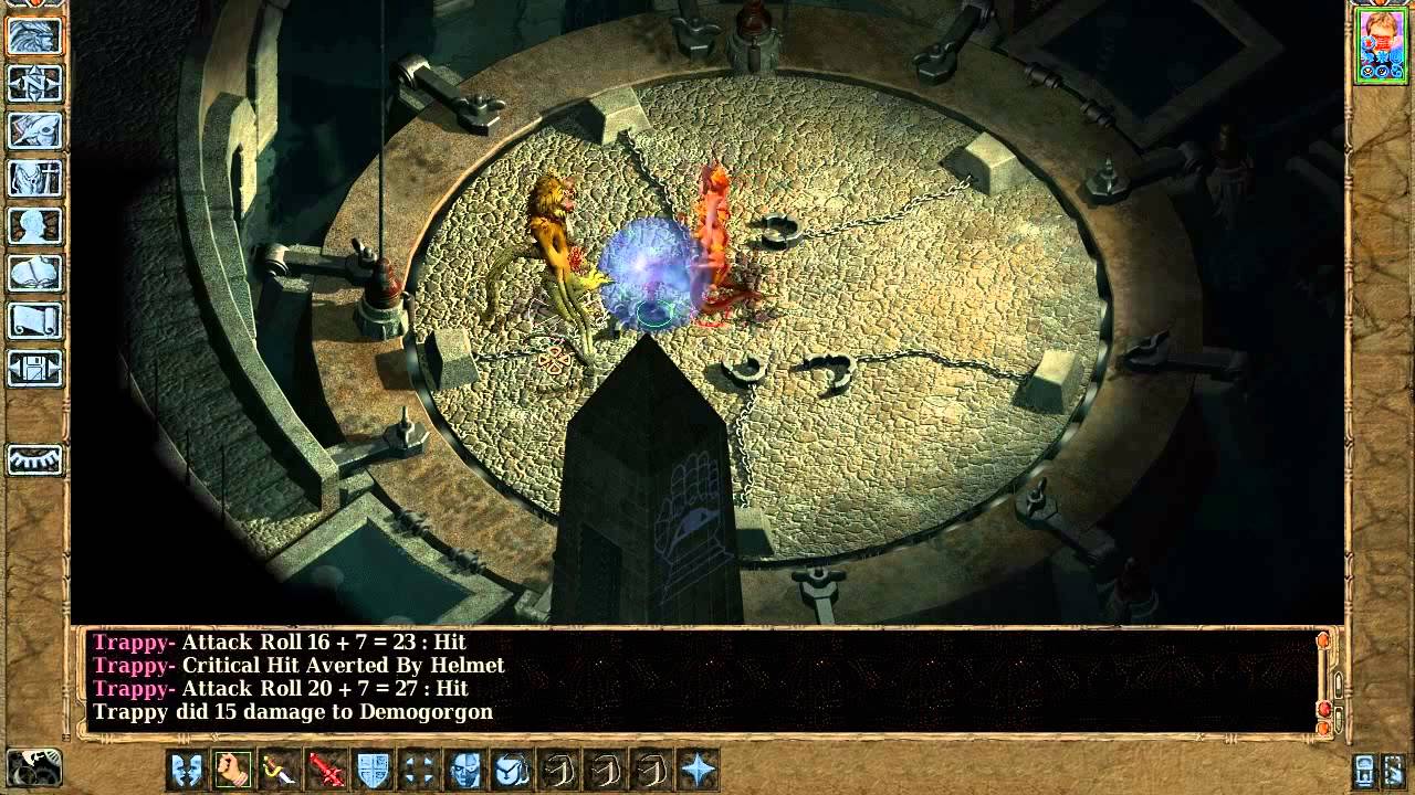 Baldur's Gate 2 Monk solo part 58 : Demogorgon