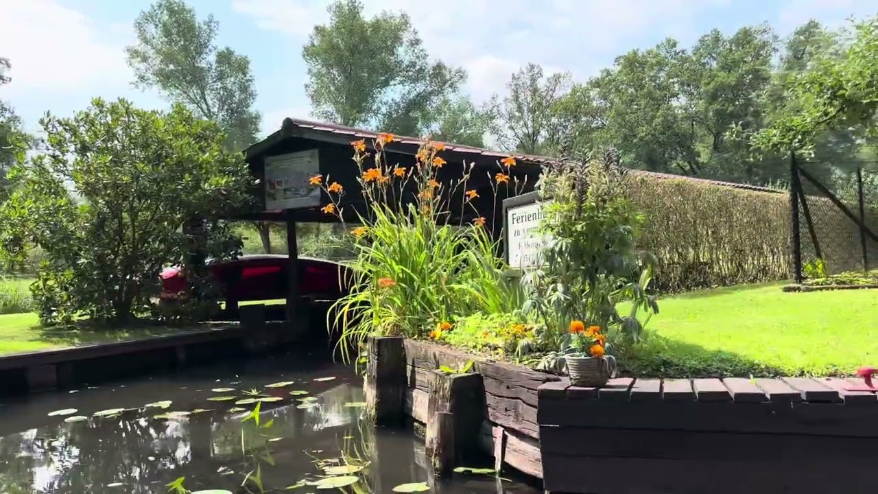 Stocherkahnfahrt in Lübbenau, Spreewald am 28.06.2024
