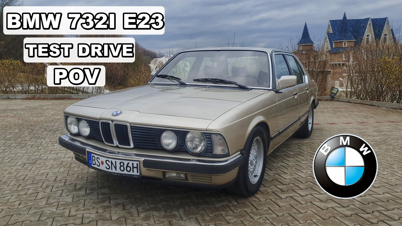 1986 BMW E23 732i 197 HP | DRIVE OLDTIMER ACCELERATION EXHAUST ENGINE | POV TEST DRIVE 4K