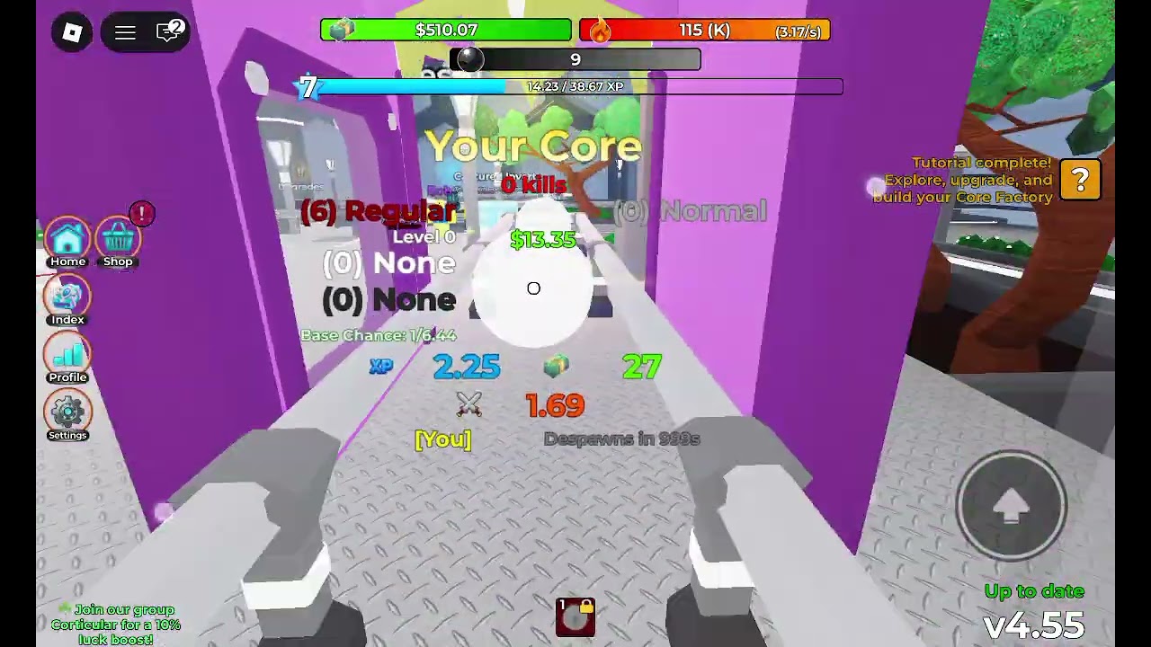 Roblox core factory is weird..