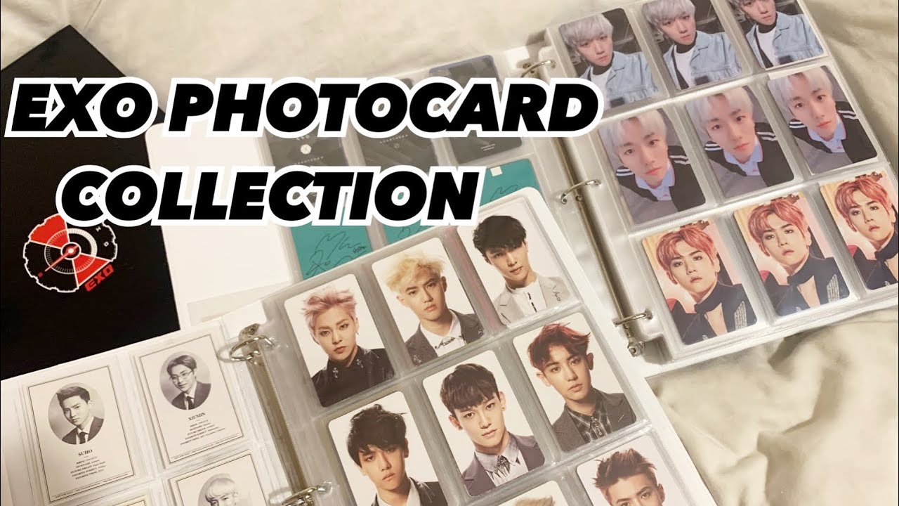 EXO トレカ紹介 / 엑소 공식 포카/ KPOP photocard collection / トレカファイル紹介