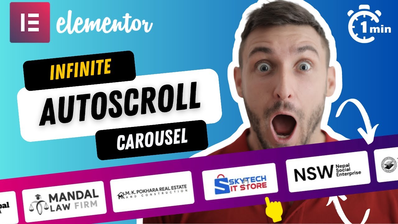 How to Create Autoscrolling & Infinite Loop Logo Carousels (Step-by-Step) | Elementor Tutorial