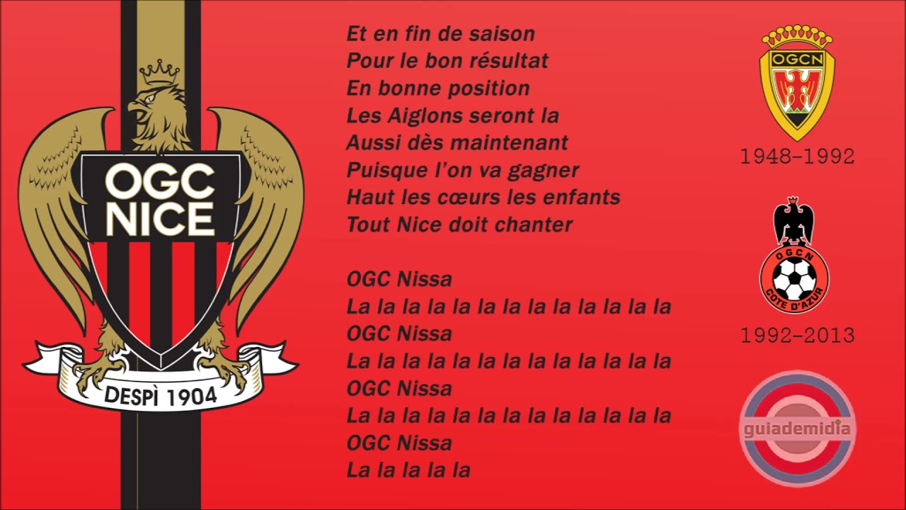 Hino do Nice  ( França ) | Hymne OGC Nice