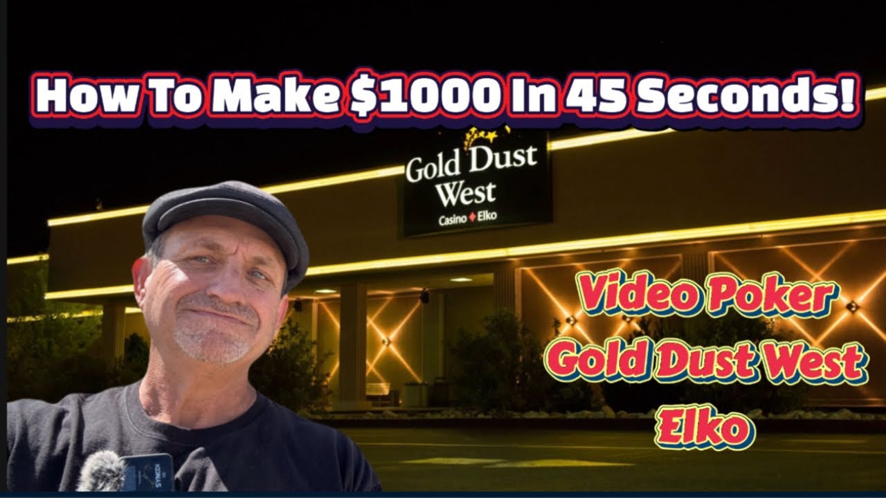 How To Make $1000 in 45 Seconds! VP at Gold Dust West, Elko NV