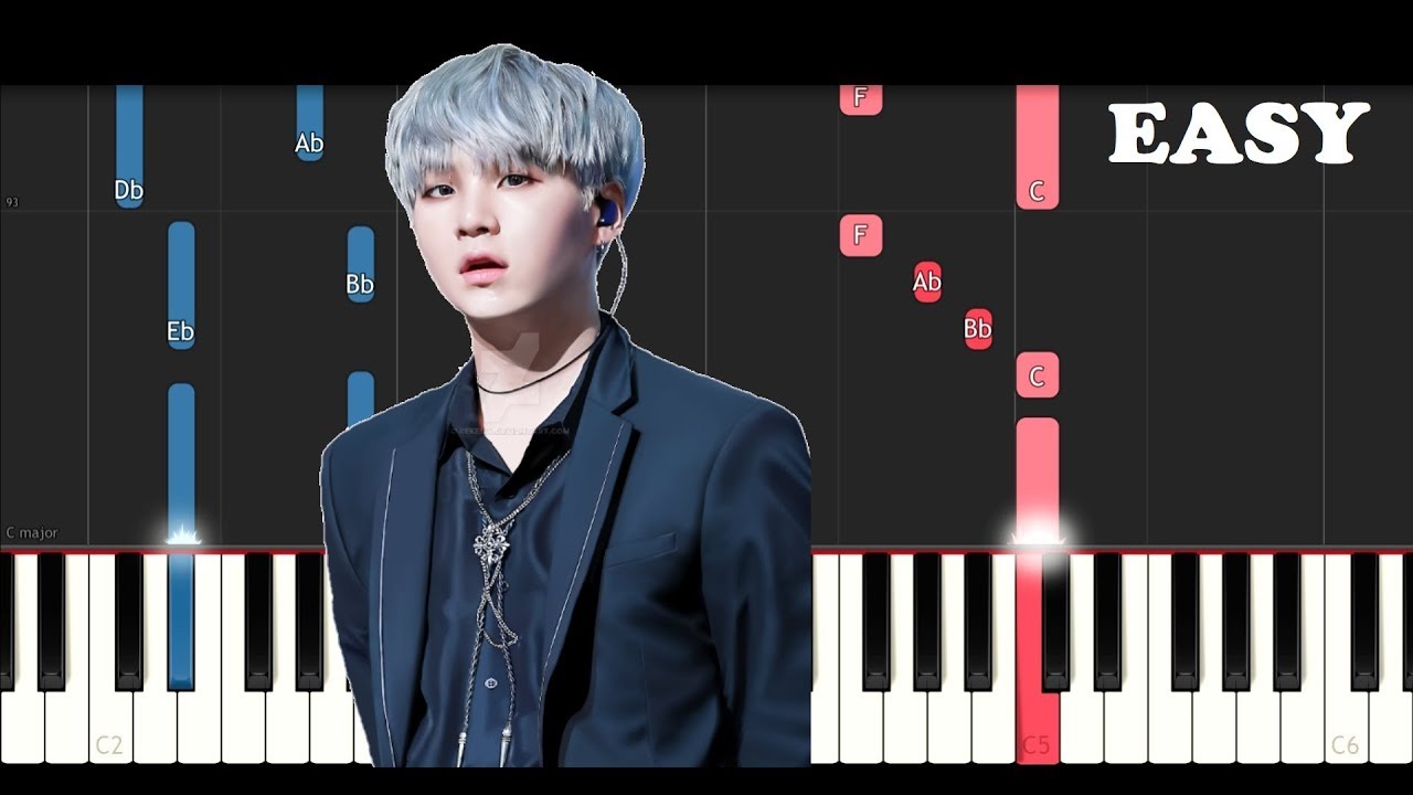 BTS (방탄소년단) - Trivia 轉 : Seesaw (EASY Piano Tutorial)