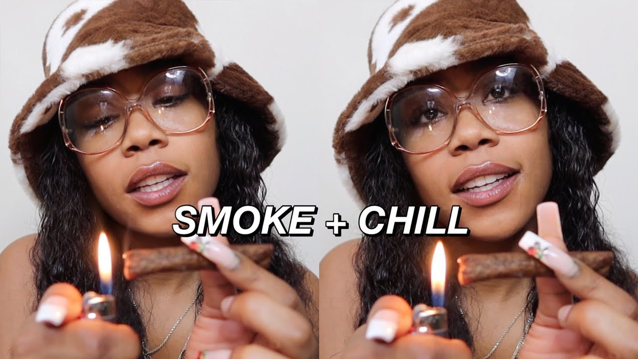smoke sesh + chill and vibe with me ✨🍃💨