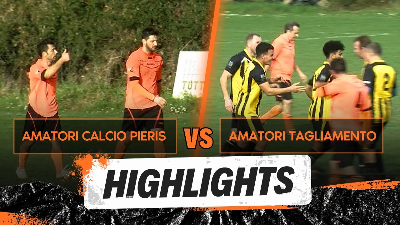 HIGHLIGHTS Amatori Calcio Pieris vs Amatori Tagliamento 1 - 1 (24-02-2024)