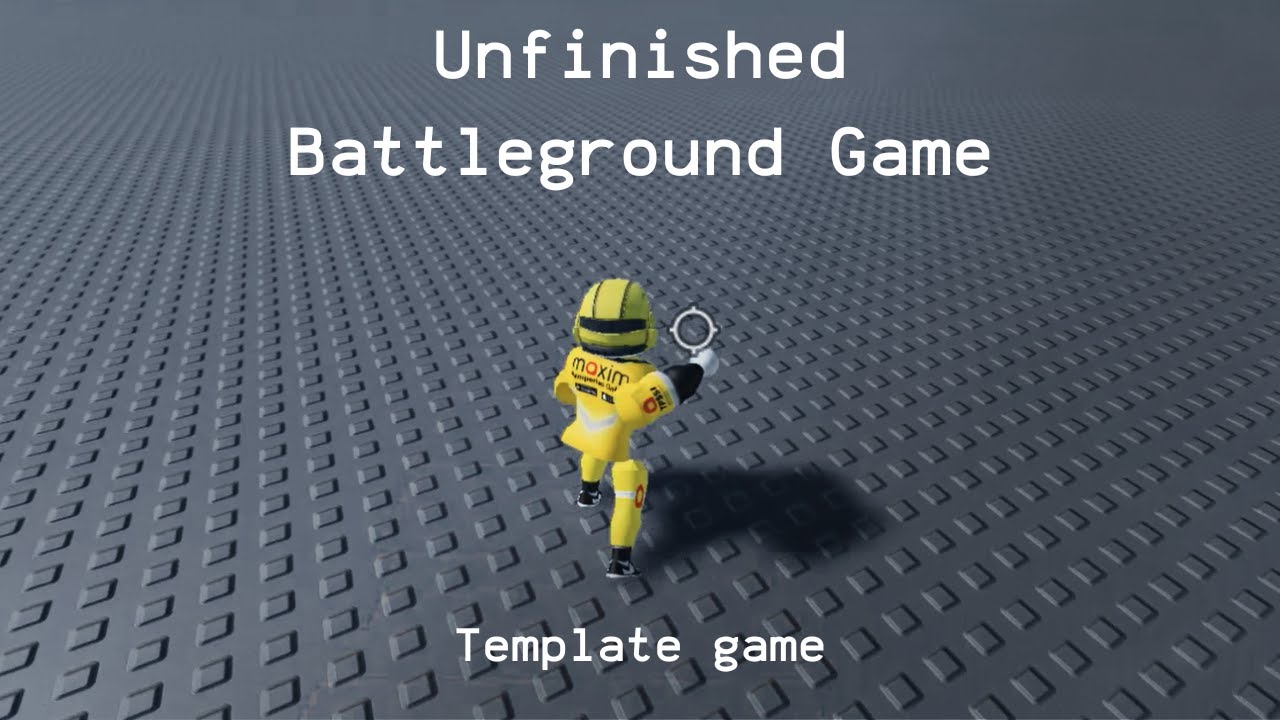 My unfinished Battleground Game | my roblox game