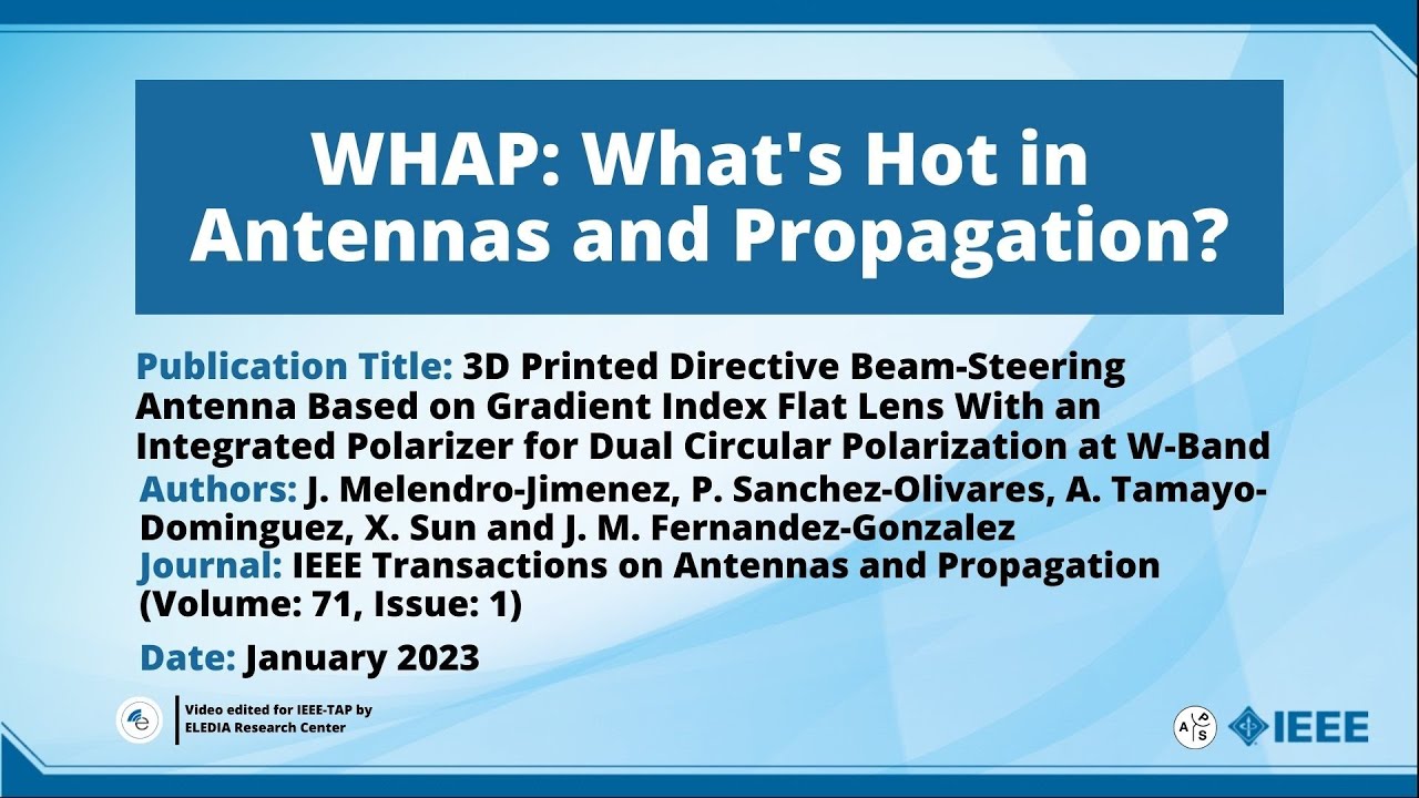 3D Printed Directive Beam-Steering Antenna Based on Gradient Index Flat Lens With an Integrated ...