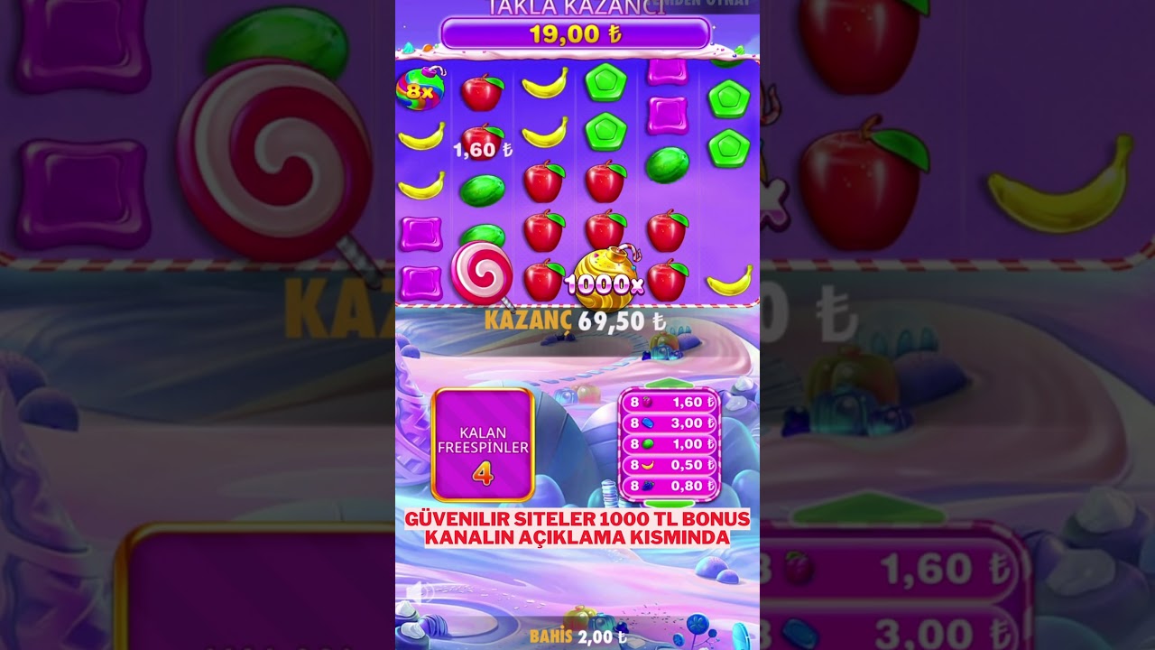 Tatlı Kombo - Sweet Bonanza 1000 #slot #casino