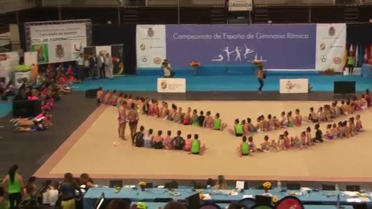 Carolina Martin desfile Campeonato de España de Gimnasia Ritmica Granada 2014
