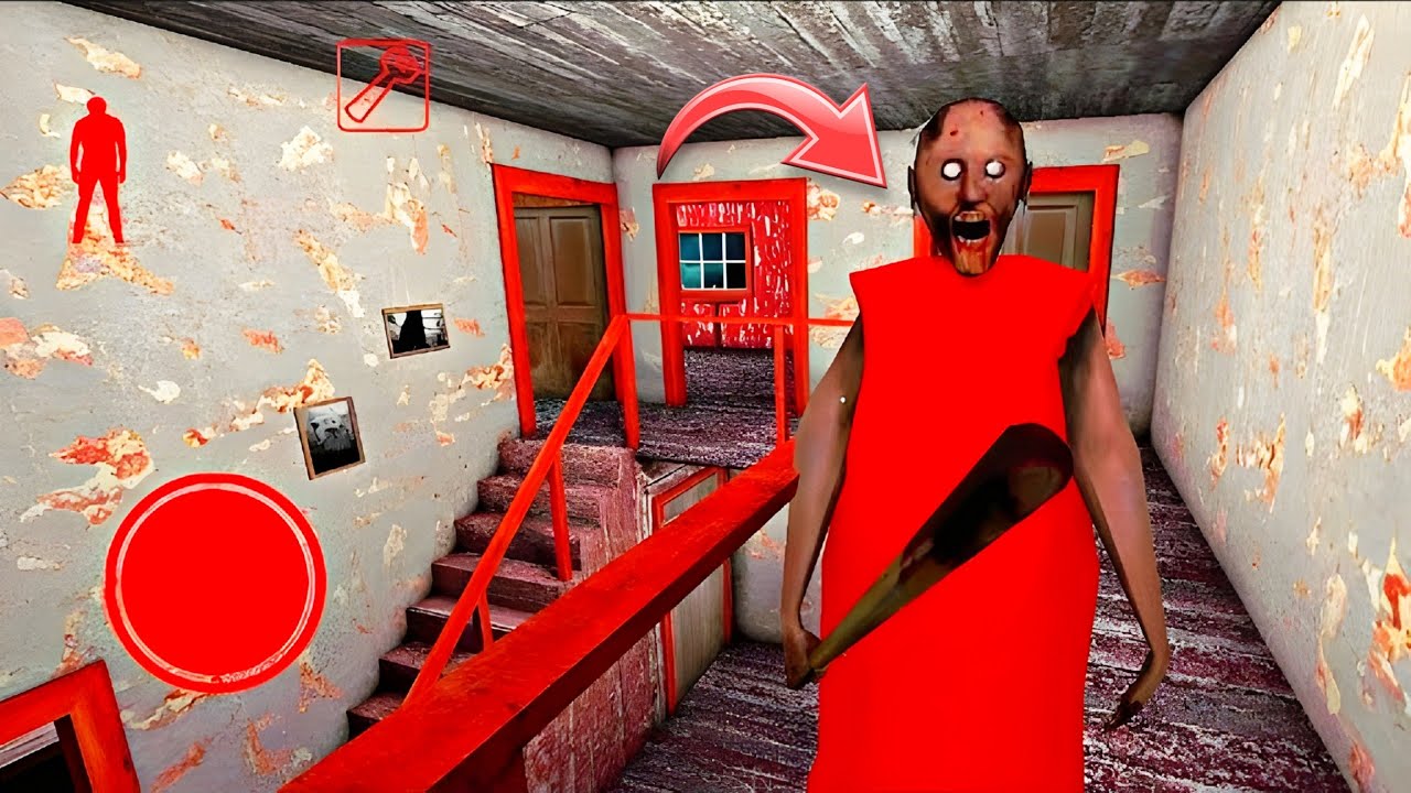 Granny Turns Into RED MONSTER! 😱 | Horror Escape Red Mod Gameplay 