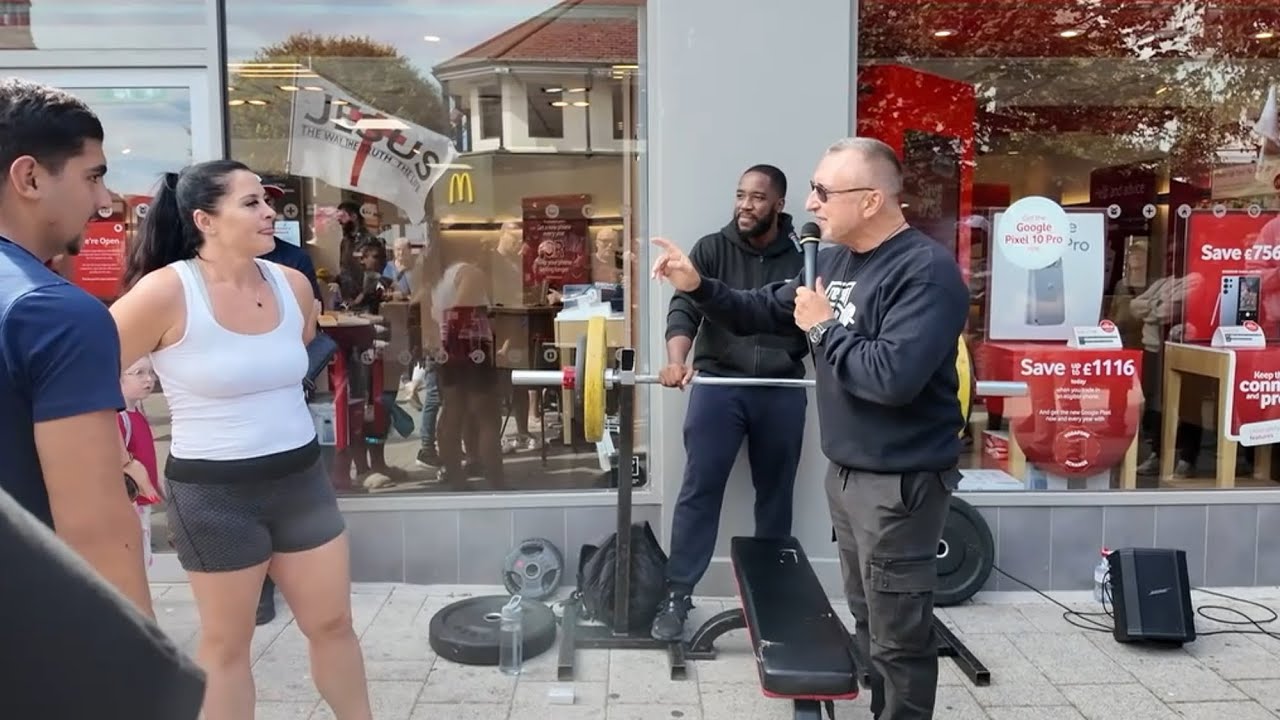 Clacton Christian Strongman contest #clacton #clactononsea #essex   