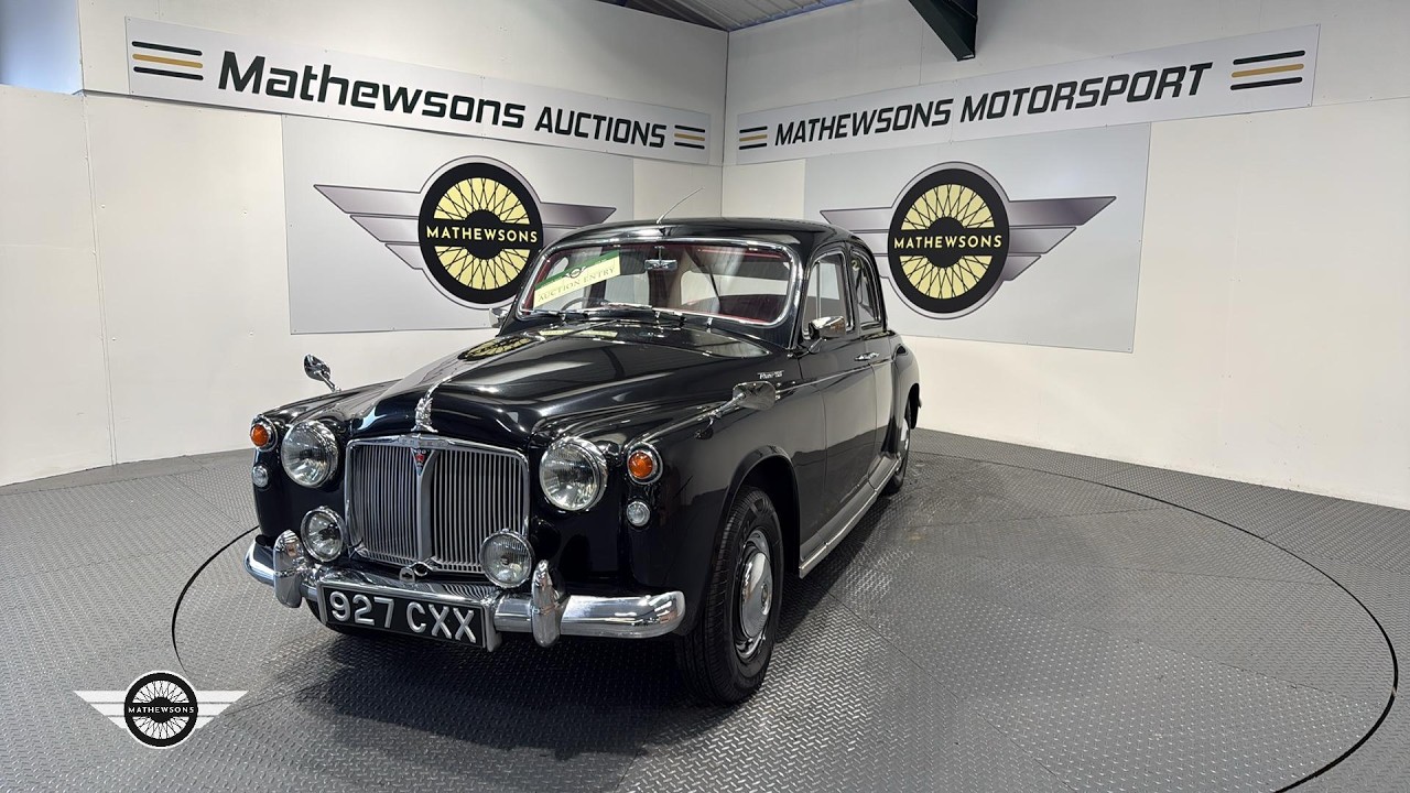 1961 ROVER 100 | Mathewsons Classic Cars | Auction: 15, 16 & 17 April 2026