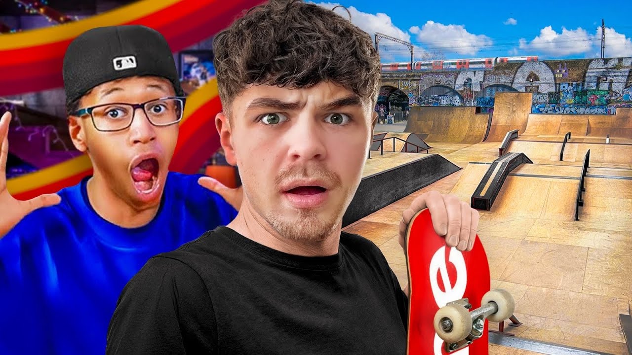 AB tries Skateboarding & links up with Max Khadar!