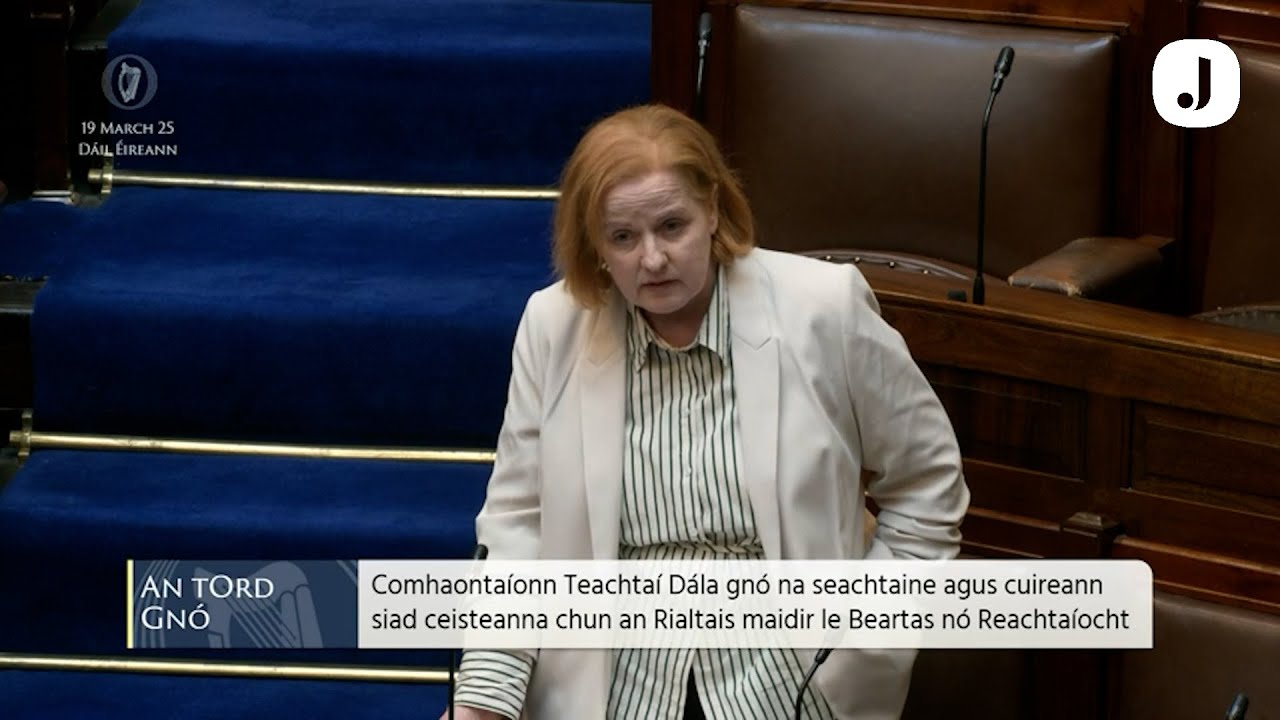 'Two rapists in the White House': TD tells Dáil McGregor's visit to Trump was an insult to women