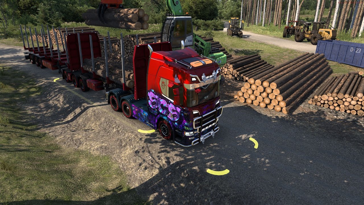 ETS 2 v1.57 DLc NORDIC HORIZONS Saindo De Jyaskyla FI Para KIRUNA SU