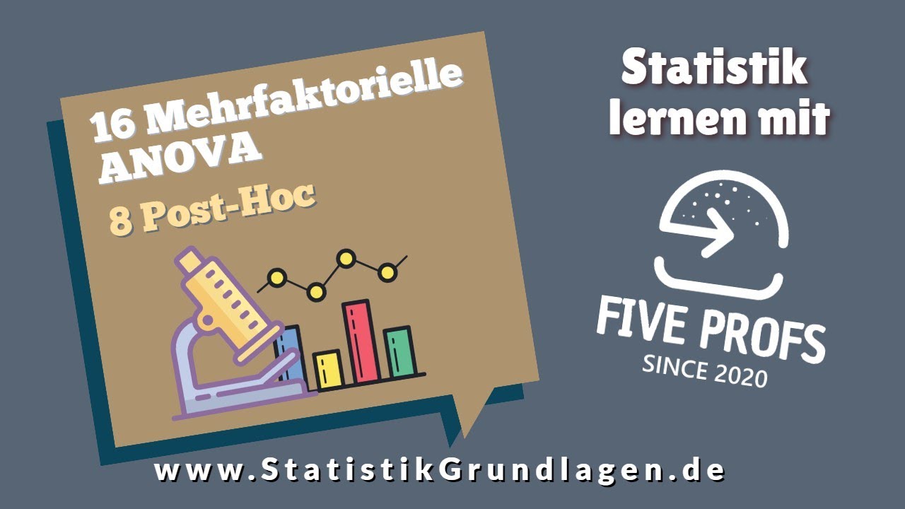 16.8 Mehrfaktorielle Varianzanalyse | Post-Hoc Verfahren
