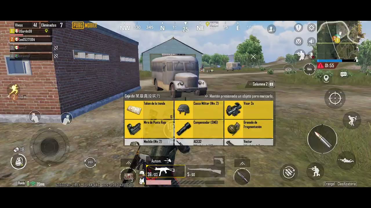 Ganado partida en #erangel video completo #pubgmobile 